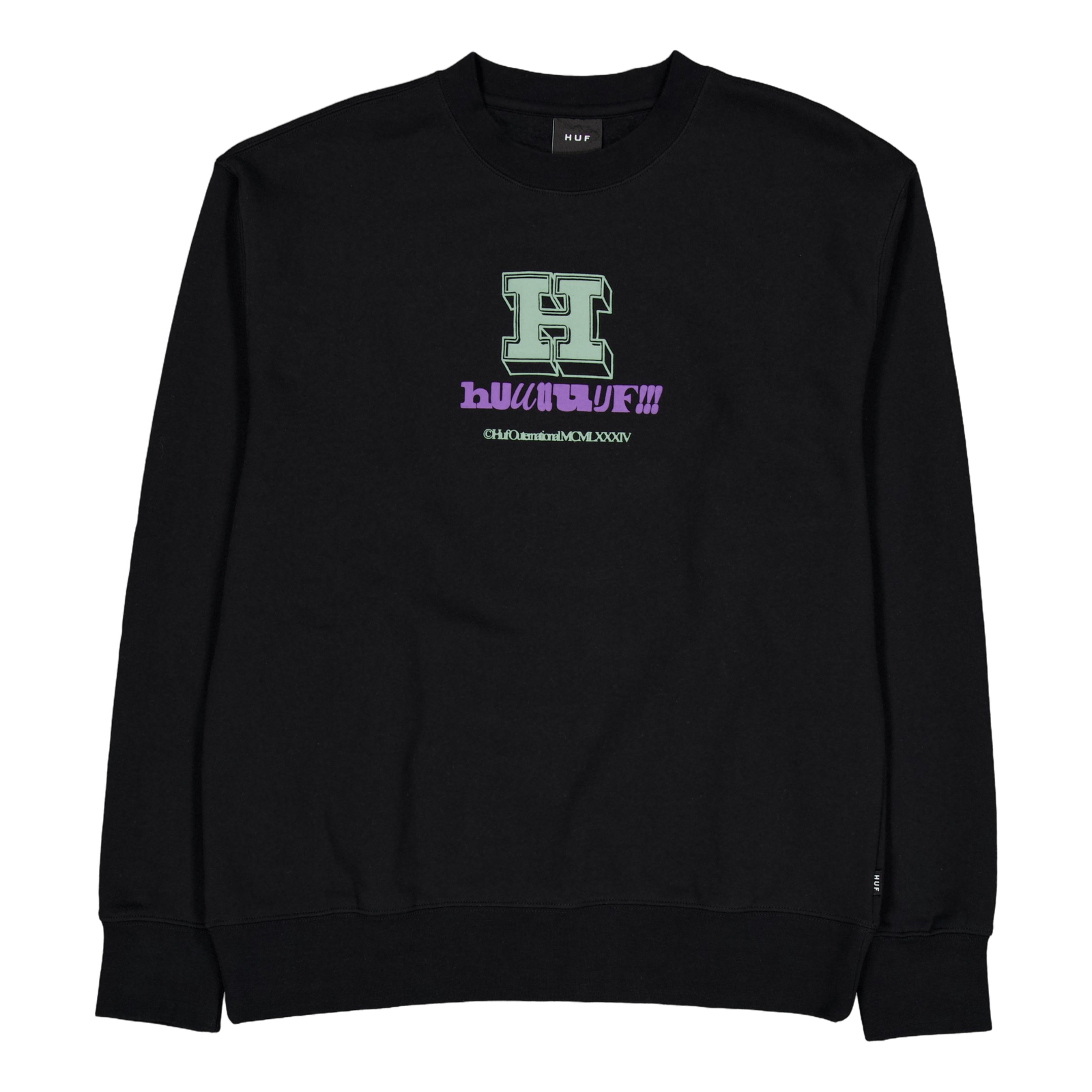 Huuuf! Crewneck Black