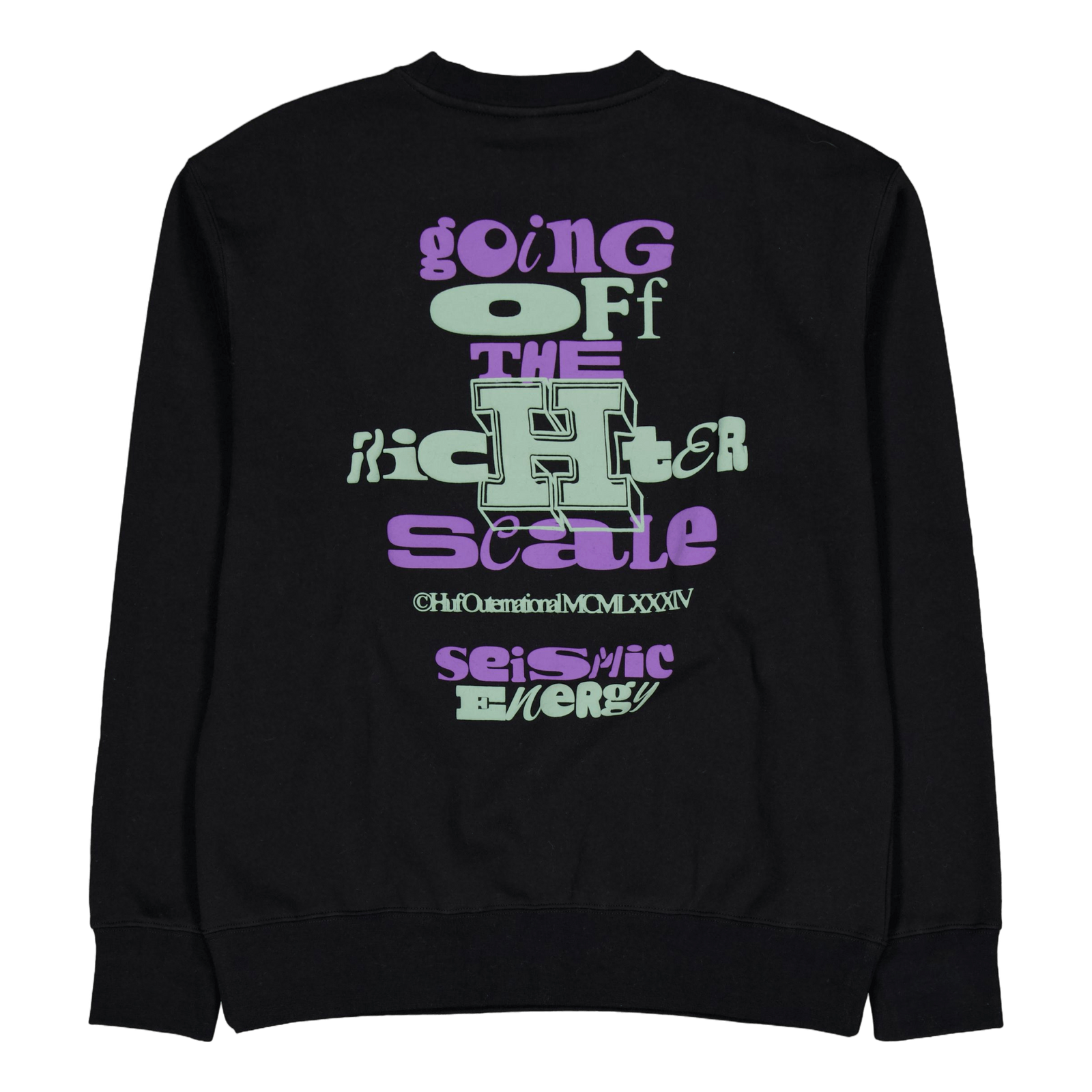 Huuuf! Crewneck Black