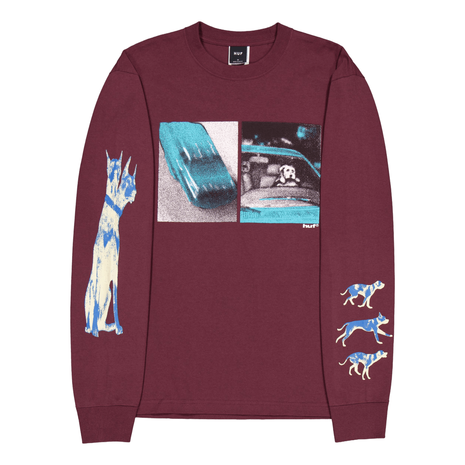 Red Means Go L/s Tee Eggplant