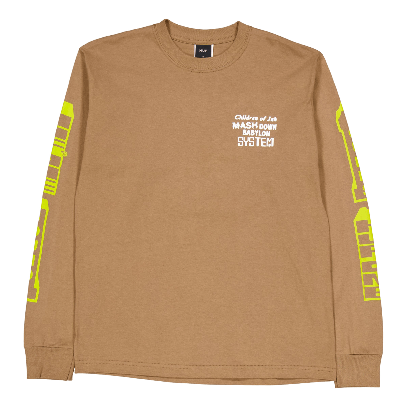 Huf One Sound L/s Tee Camel