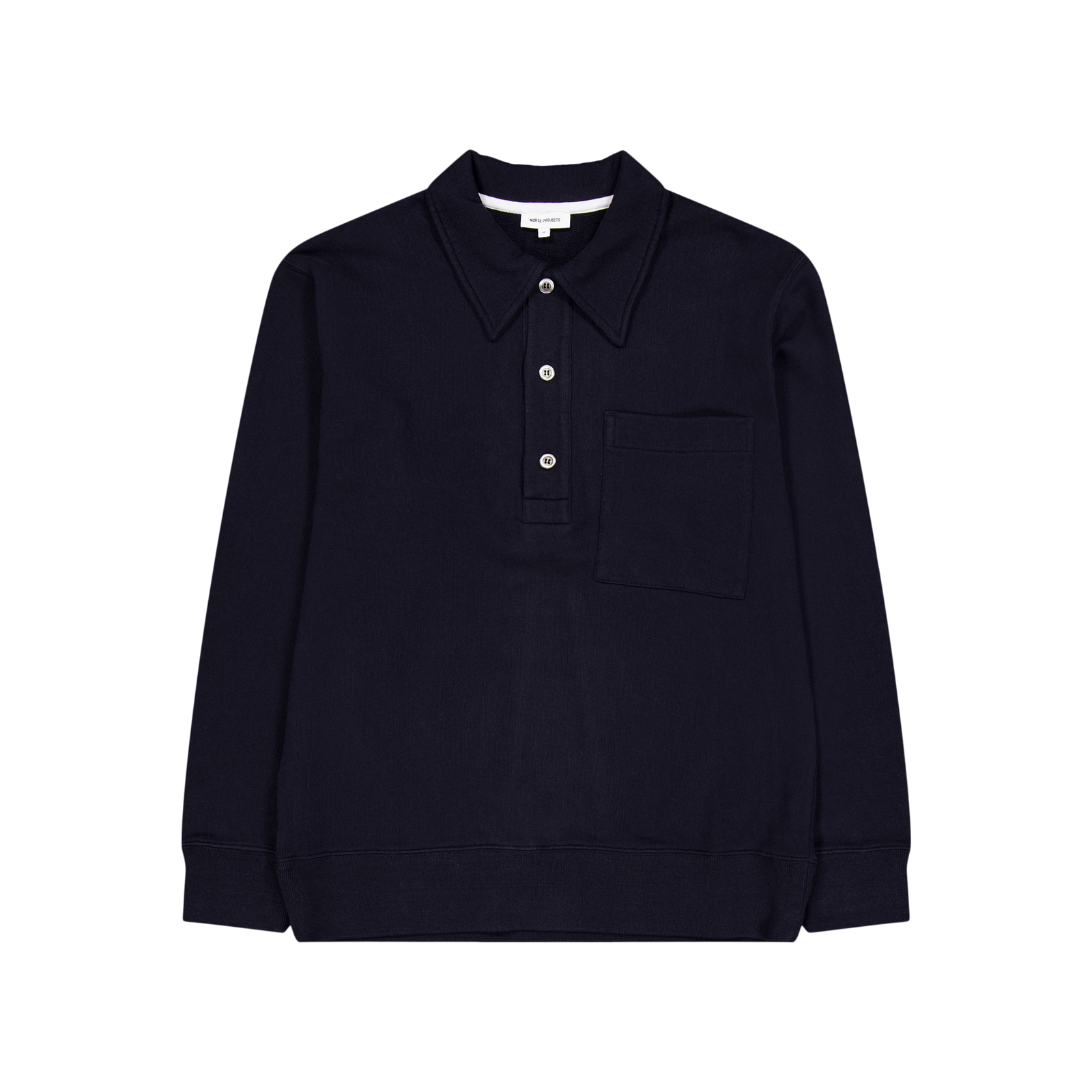 Fraser Relaxed Organic Loopbac Dark Navy