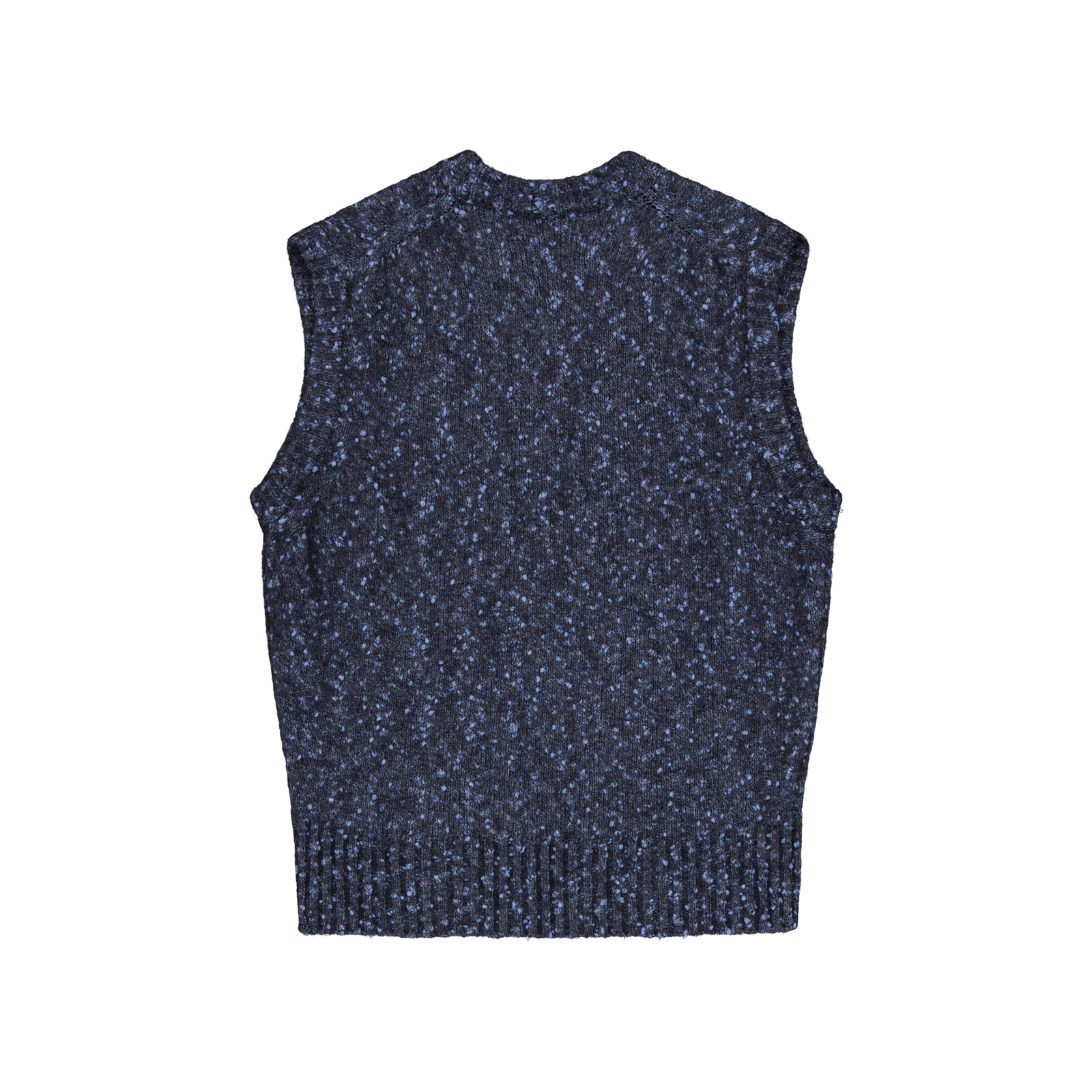 Manfred Tweed Vest Light Stone Blue