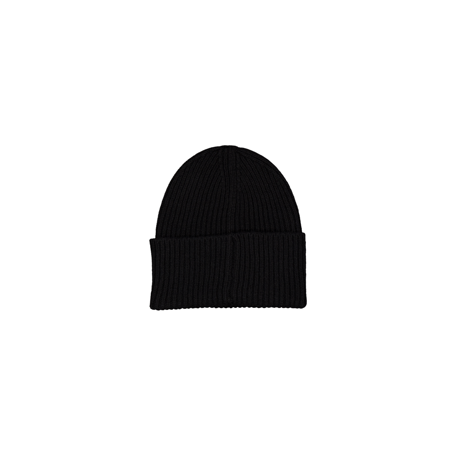 Merino Lambswool Rib N Logo Be Black