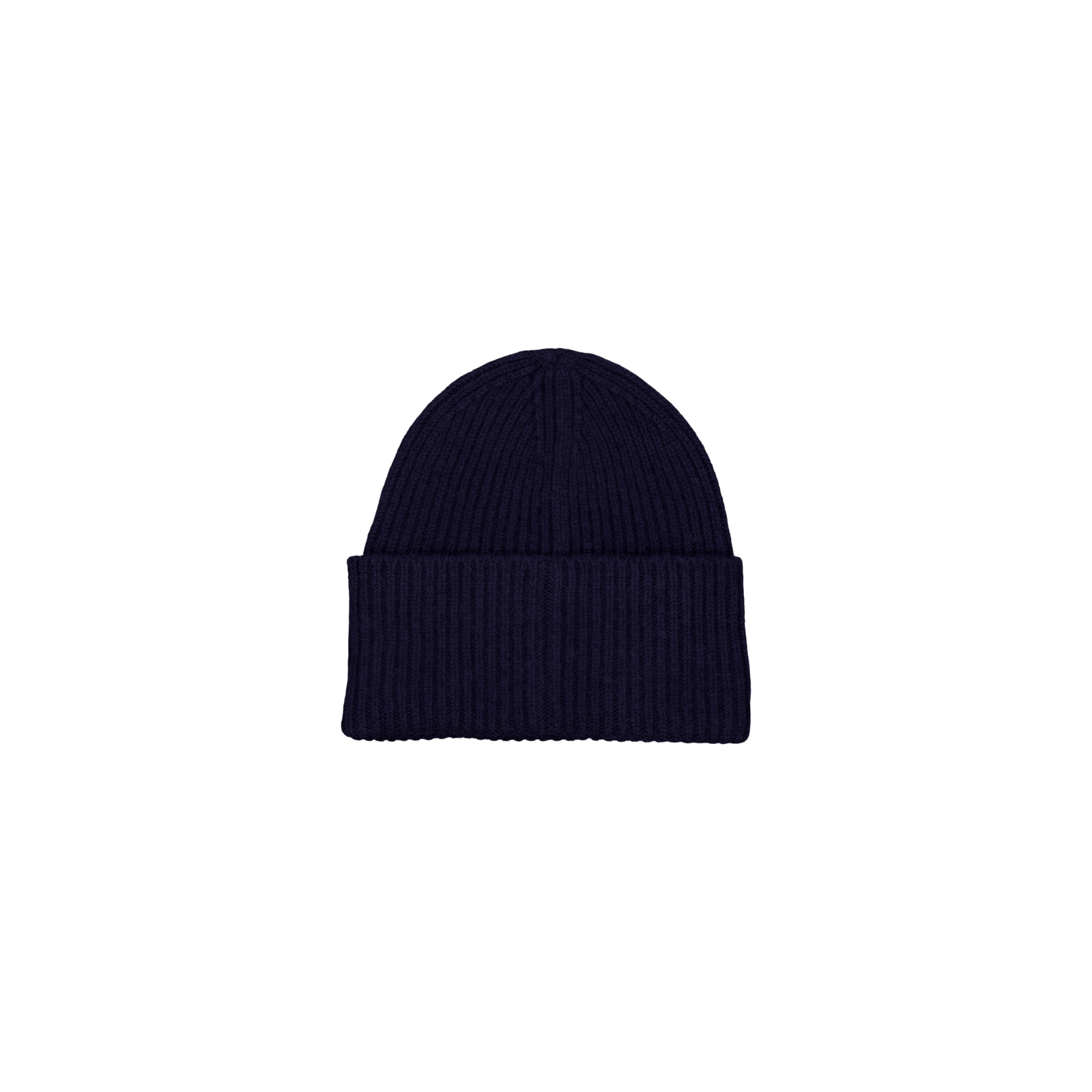 Merino Lambswool Rib N Logo Be Dark Navy