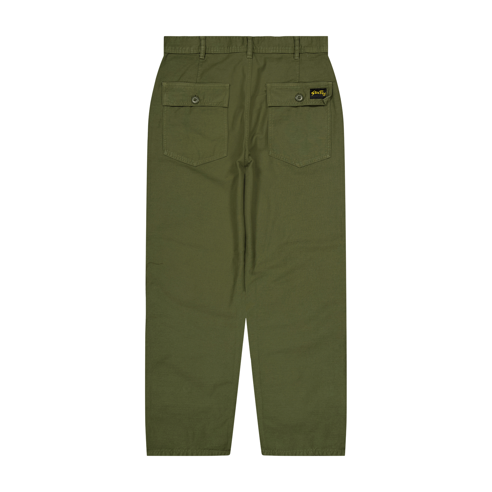 Fat Pant Olive Sateen