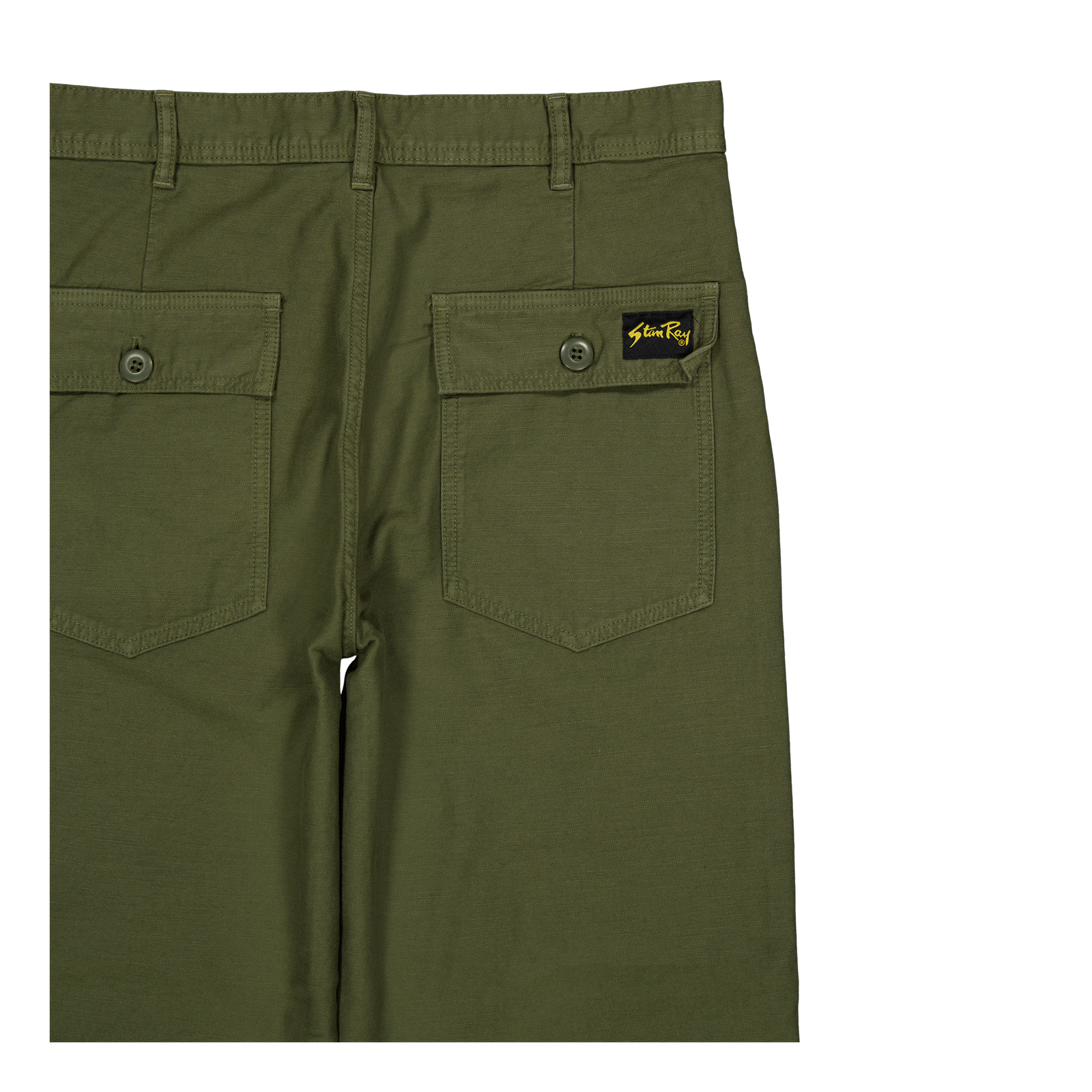 Fat Pant Olive Sateen