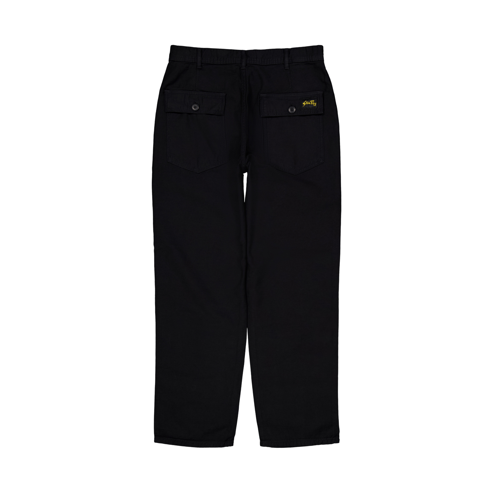 Fat Pant Black Sateen