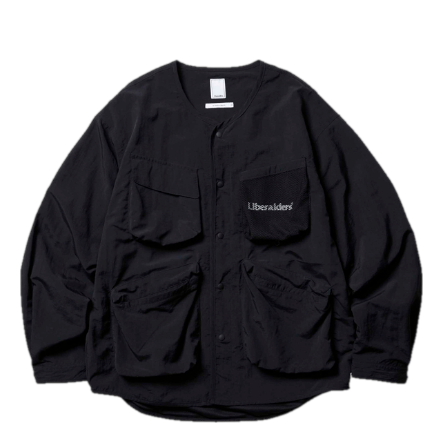 Nylon Utility Jacket Black