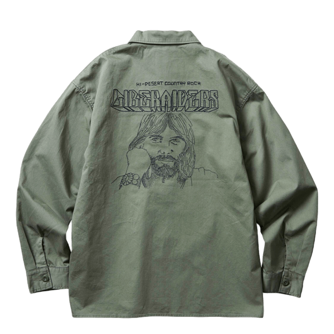 Garmentdyed Army Shirt Olive