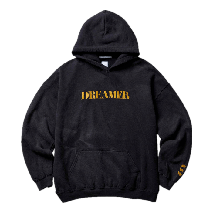 Vintage Wash Hoodie Black