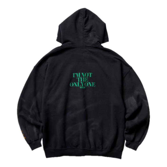 Vintage Wash Hoodie Black