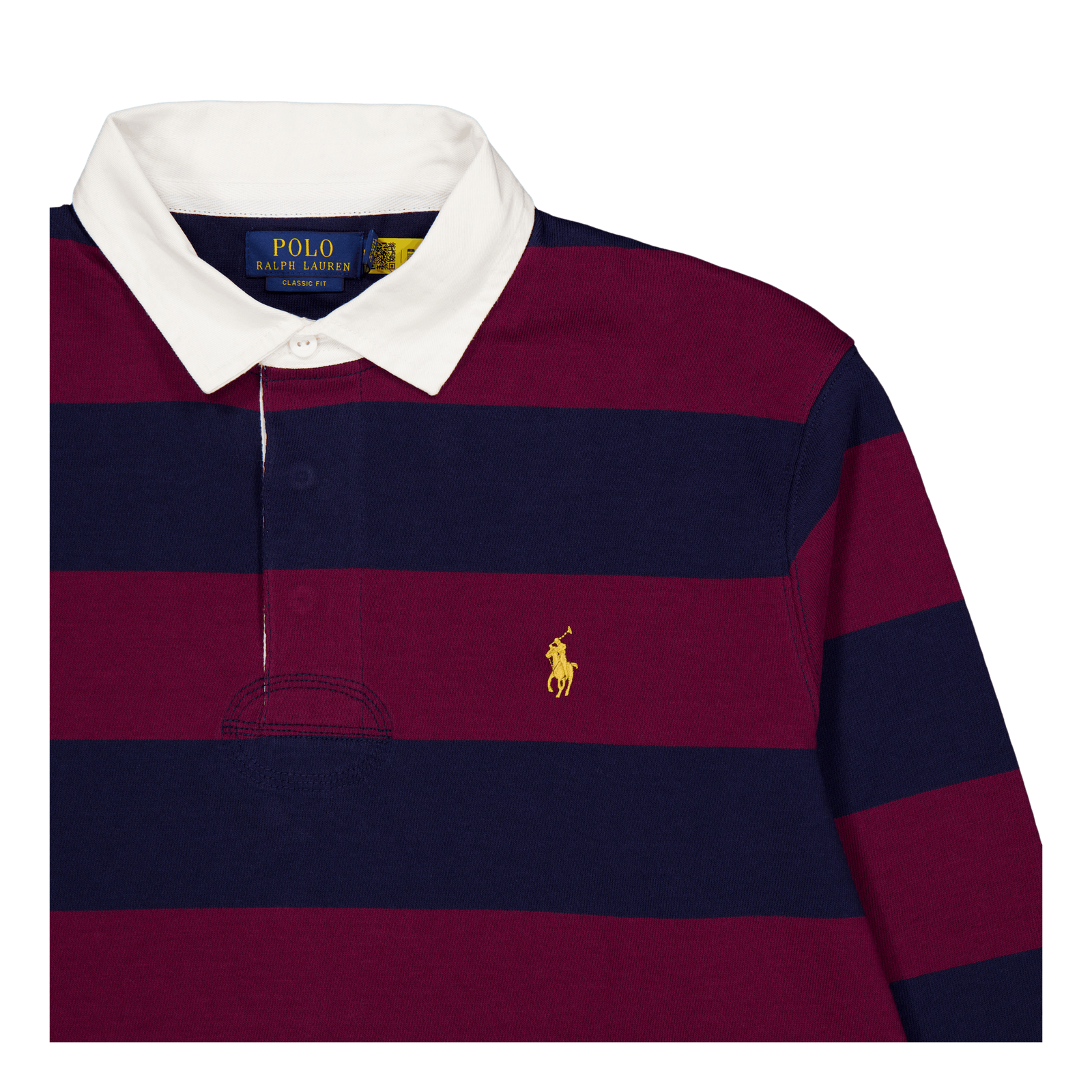 The Iconic Rugby Shirt Cruise Navy/ Classic Wine