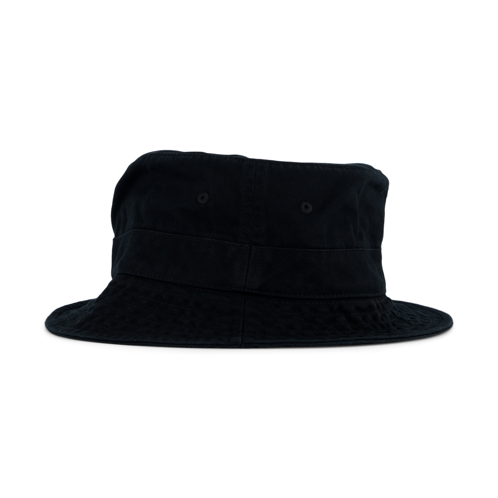 Cotton Chino Bucket Hat Polo Black