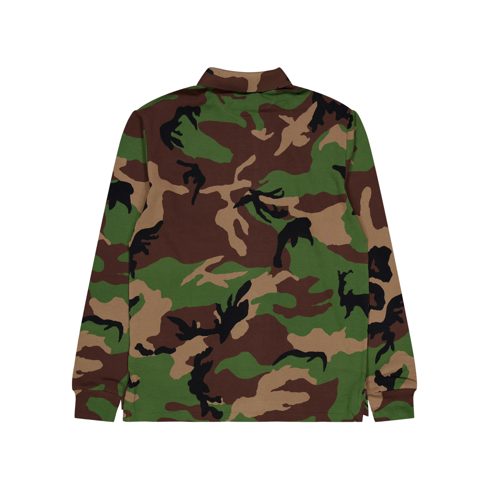 Custom Slim Fit Camo Mesh Polo Shirt Surplus Camo