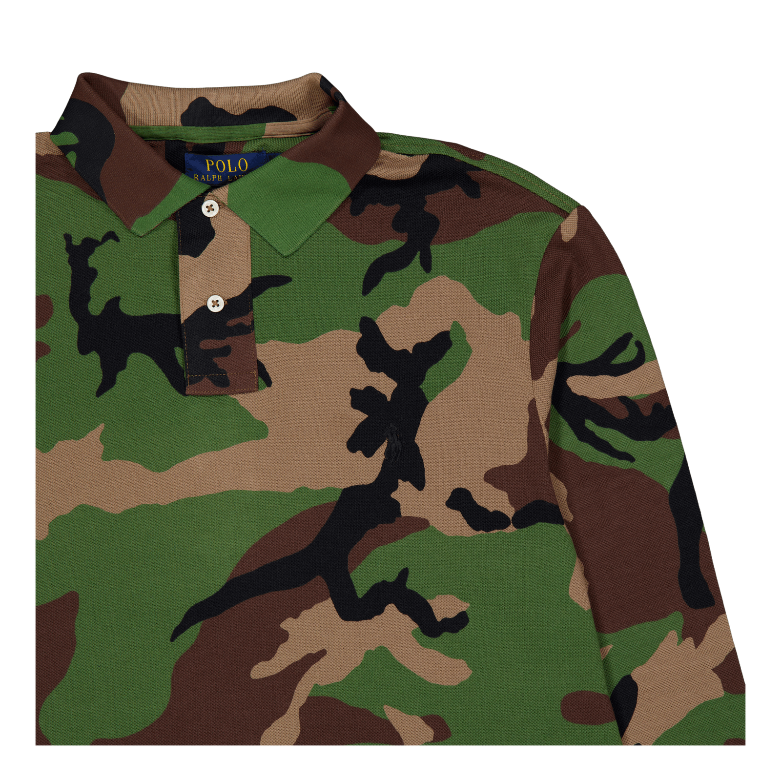 Custom Slim Fit Camo Mesh Polo Shirt Surplus Camo