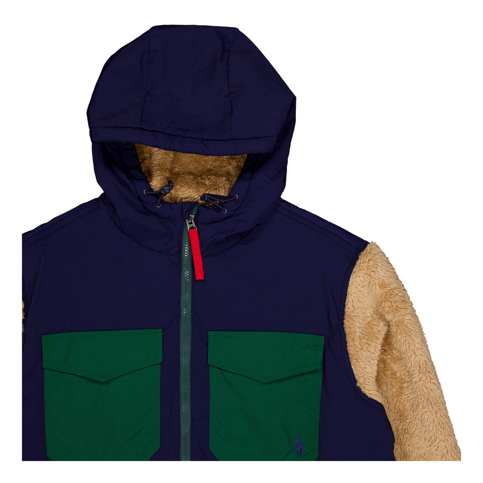 Hybrid Hoodie Camel Multi