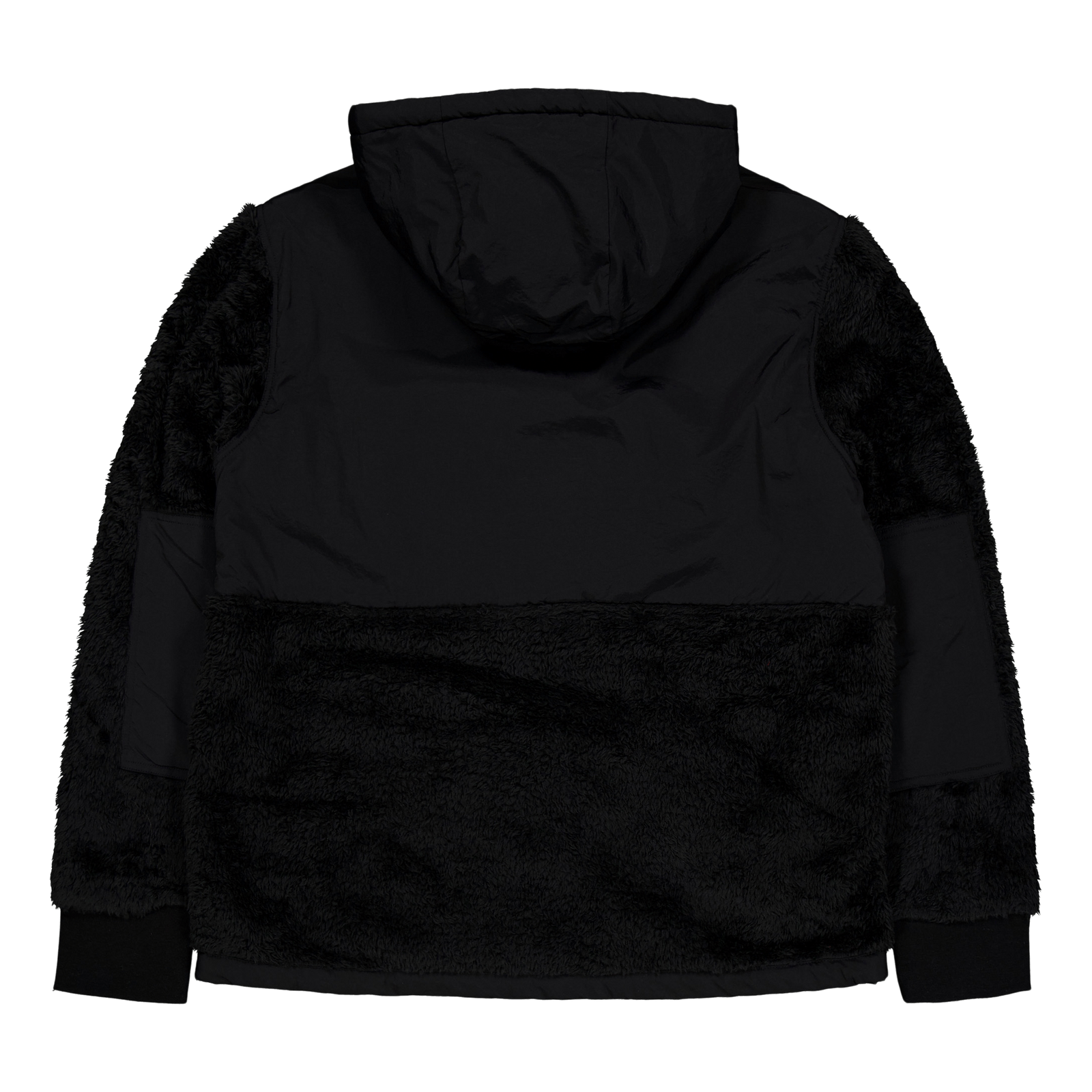 Hybrid Hoodie Polo Black