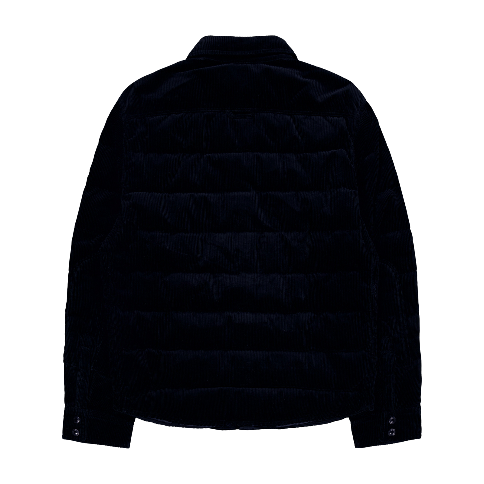 Quilted Corduroy Down Jacket Aviator Navy