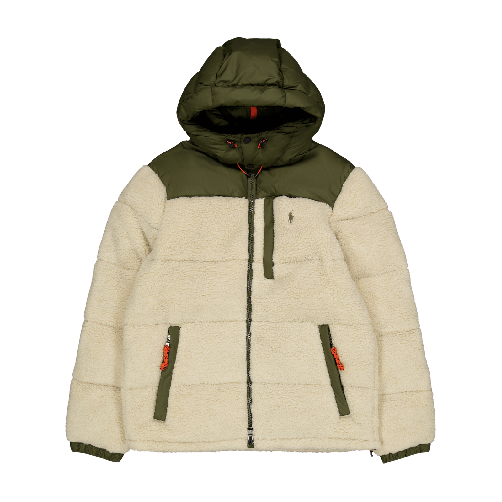 Hybrid Down Jacket Canopy Olive/Spring Beige