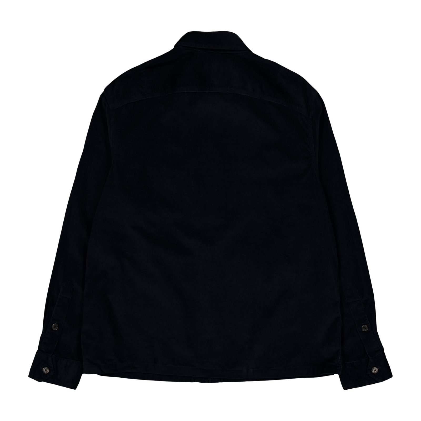 Classic Fit Corduroy Workshirt Polo Black