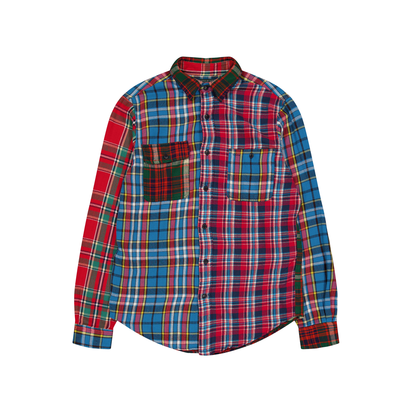 Custom Fit Patchwork Flannel Workshirt 6194 Patchwork