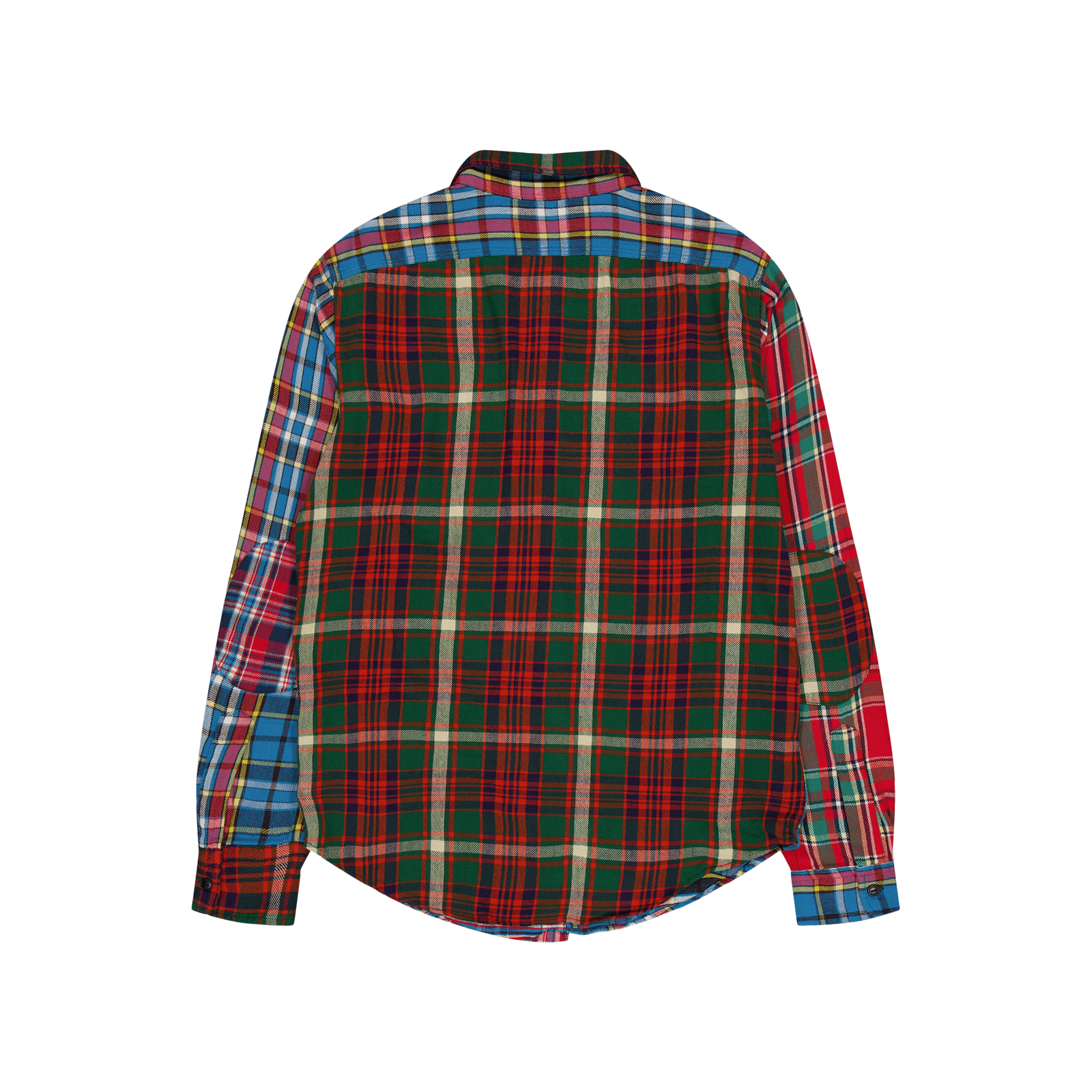 Custom Fit Patchwork Flannel Workshirt 6194 Patchwork