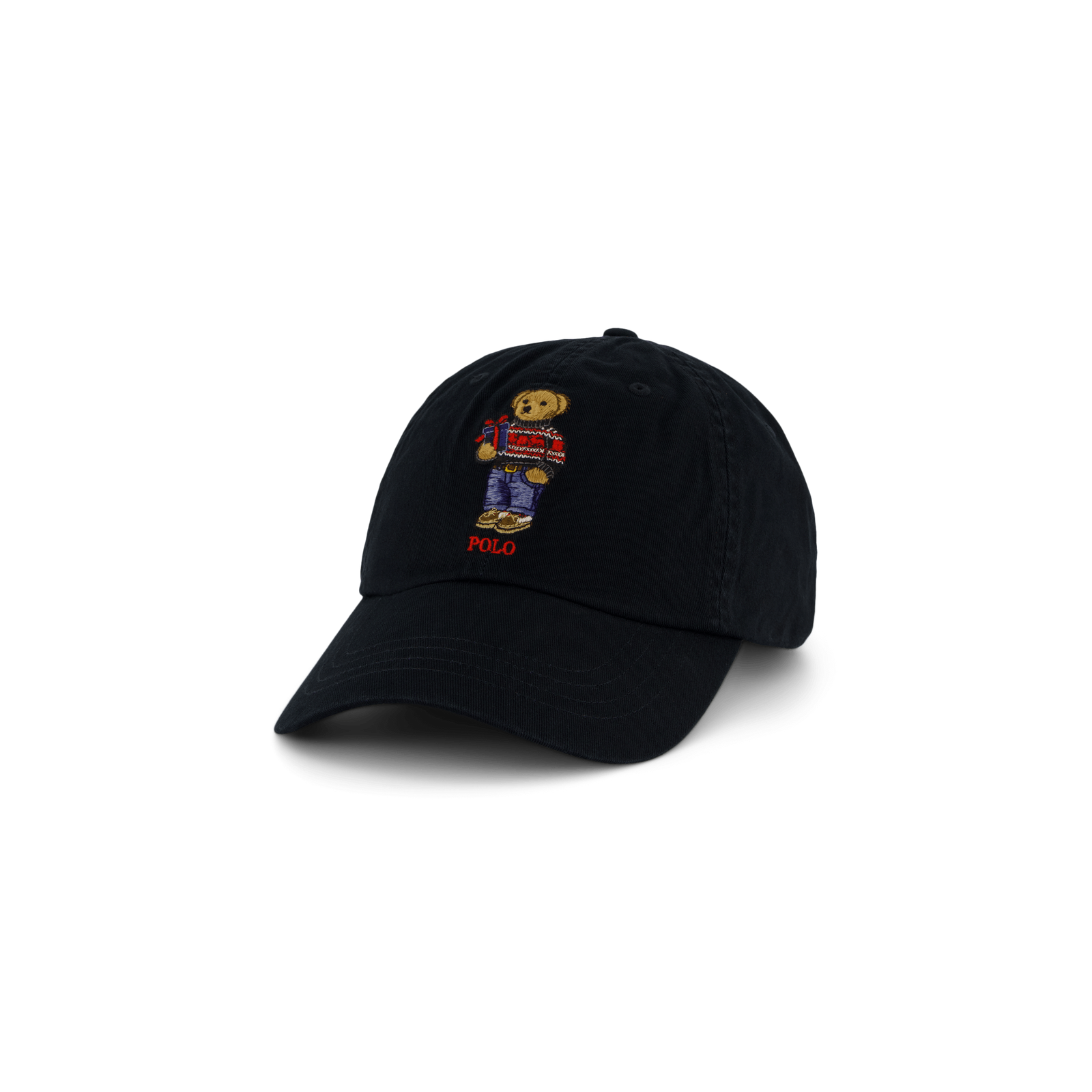 Polo Bear Twill Ball Cap Polo Black