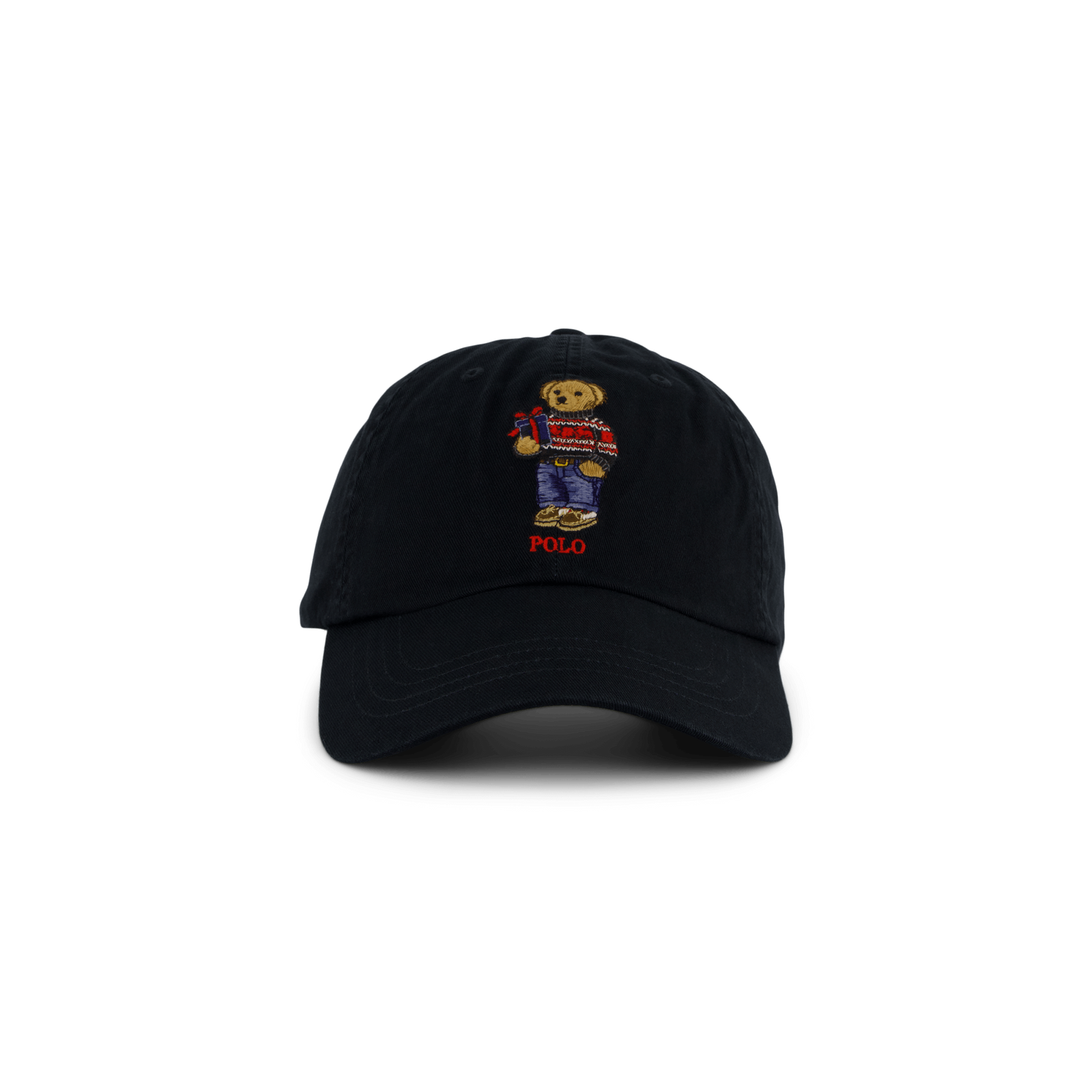 Polo Bear Twill Ball Cap Polo Black