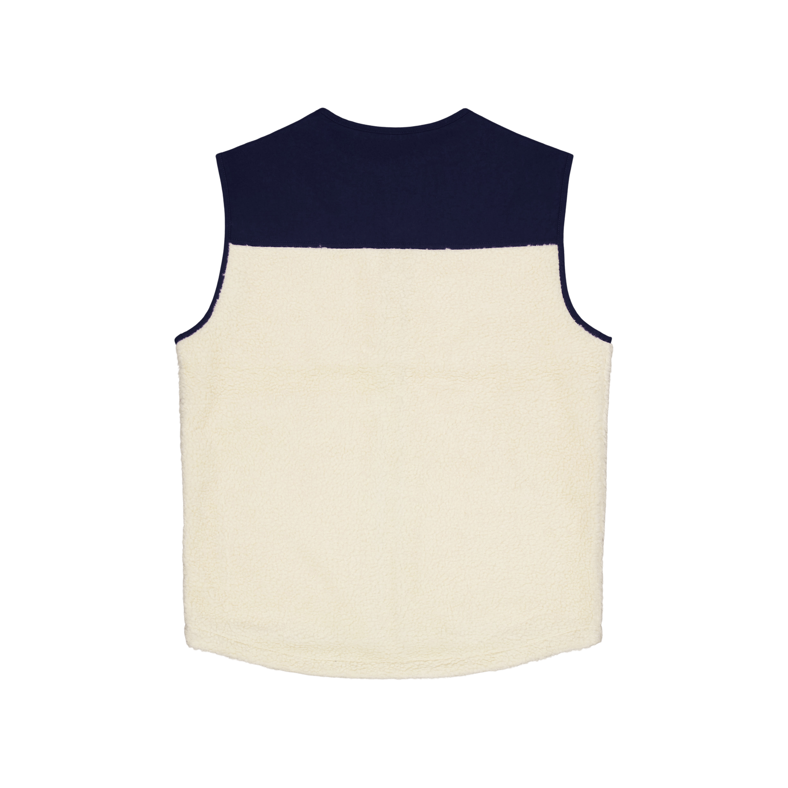Wind-Blocking Hybrid Vest Wintercream / Newport Navy