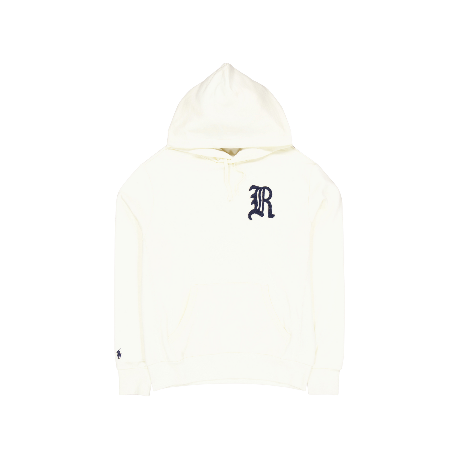 Appliquéd Fleece Hoodie Clubhouse Cream