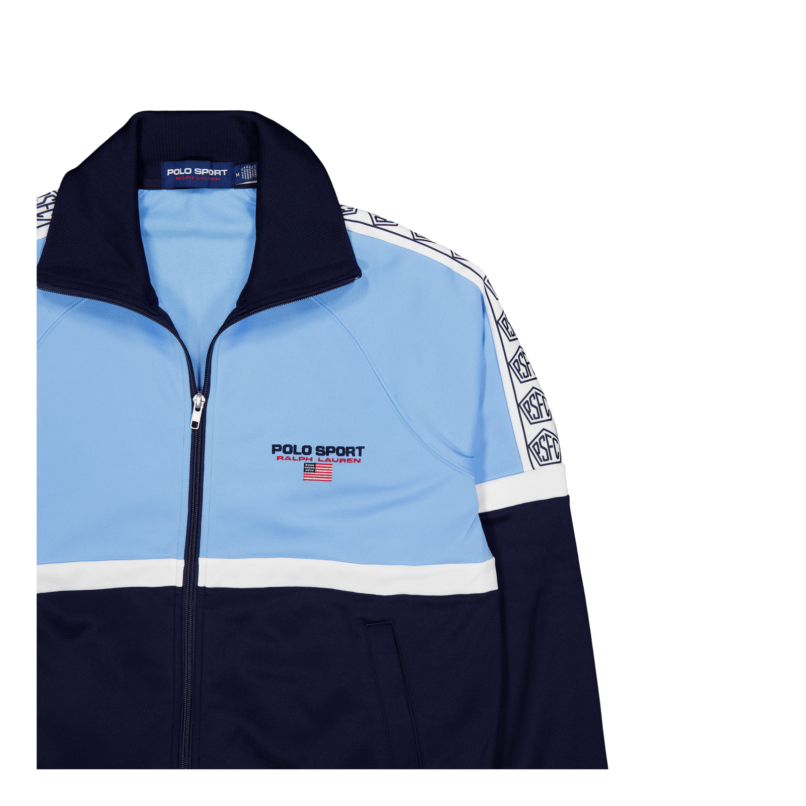 Polo Sport Fleece Track Jacket Cruise Navy Multi
