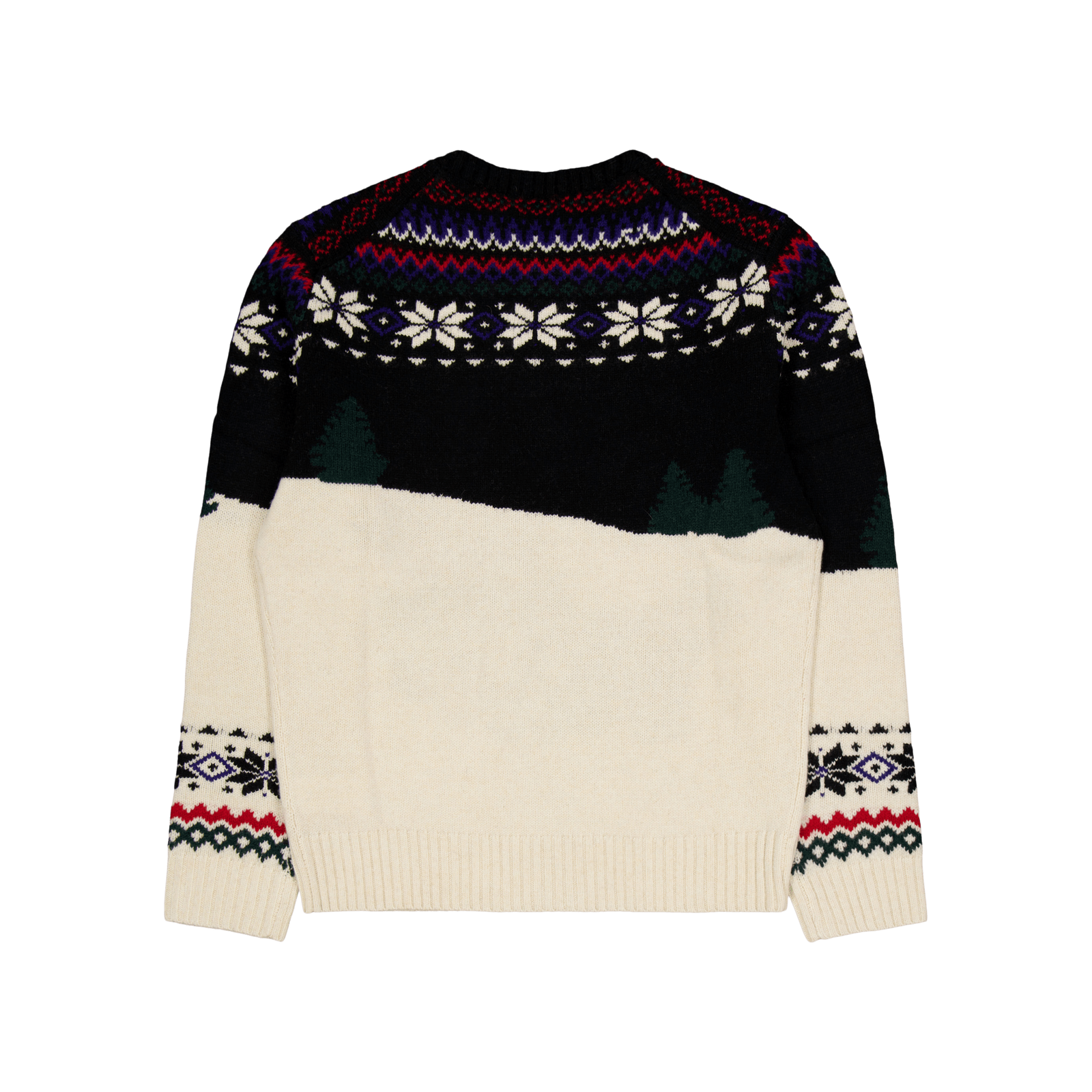 Polo Bear Wool-Blend Sweater Snowflake Combo