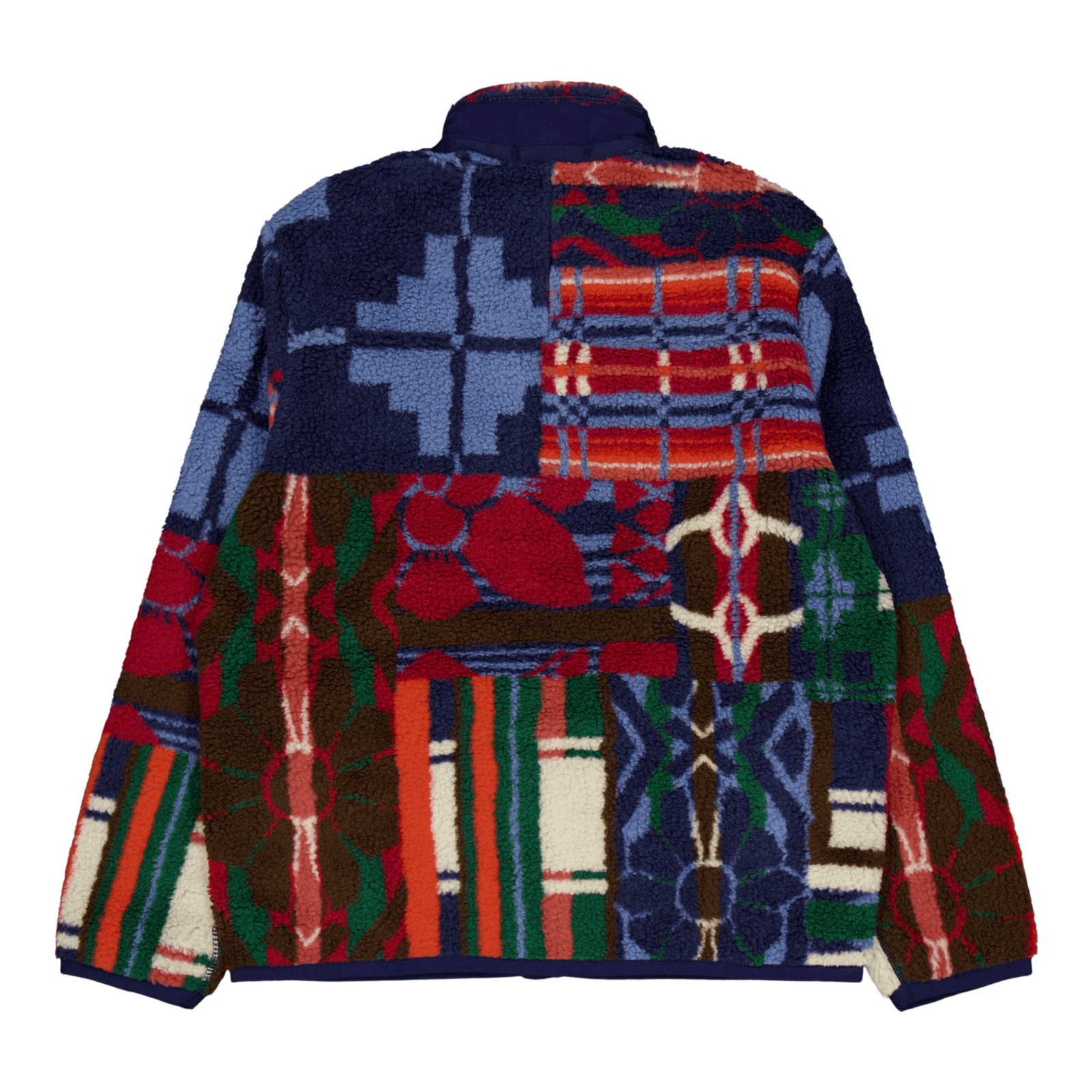 Patchwork Pile Fleece Jacket Pinelodge Patchwork