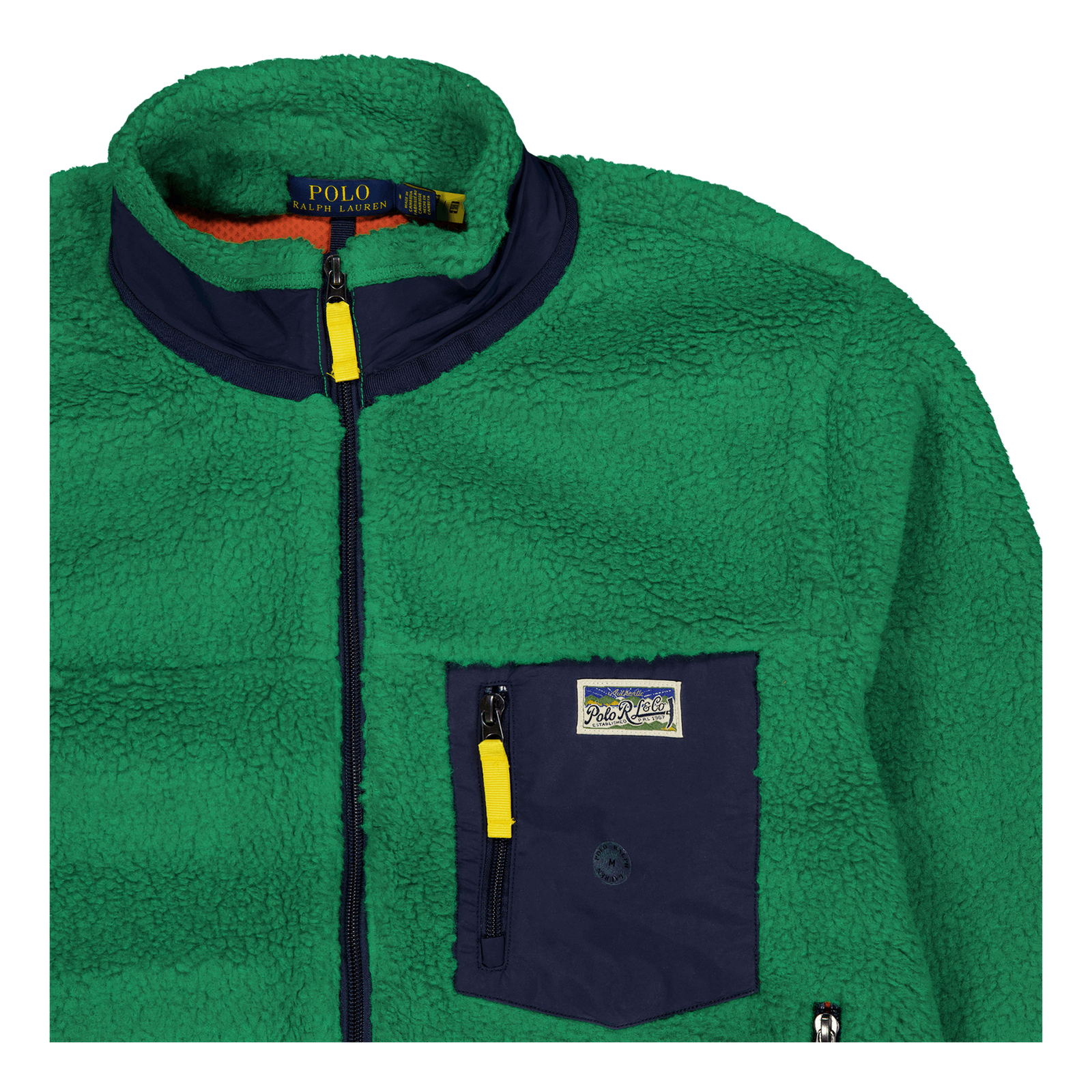 Pile Fleece Jacket Billiard
