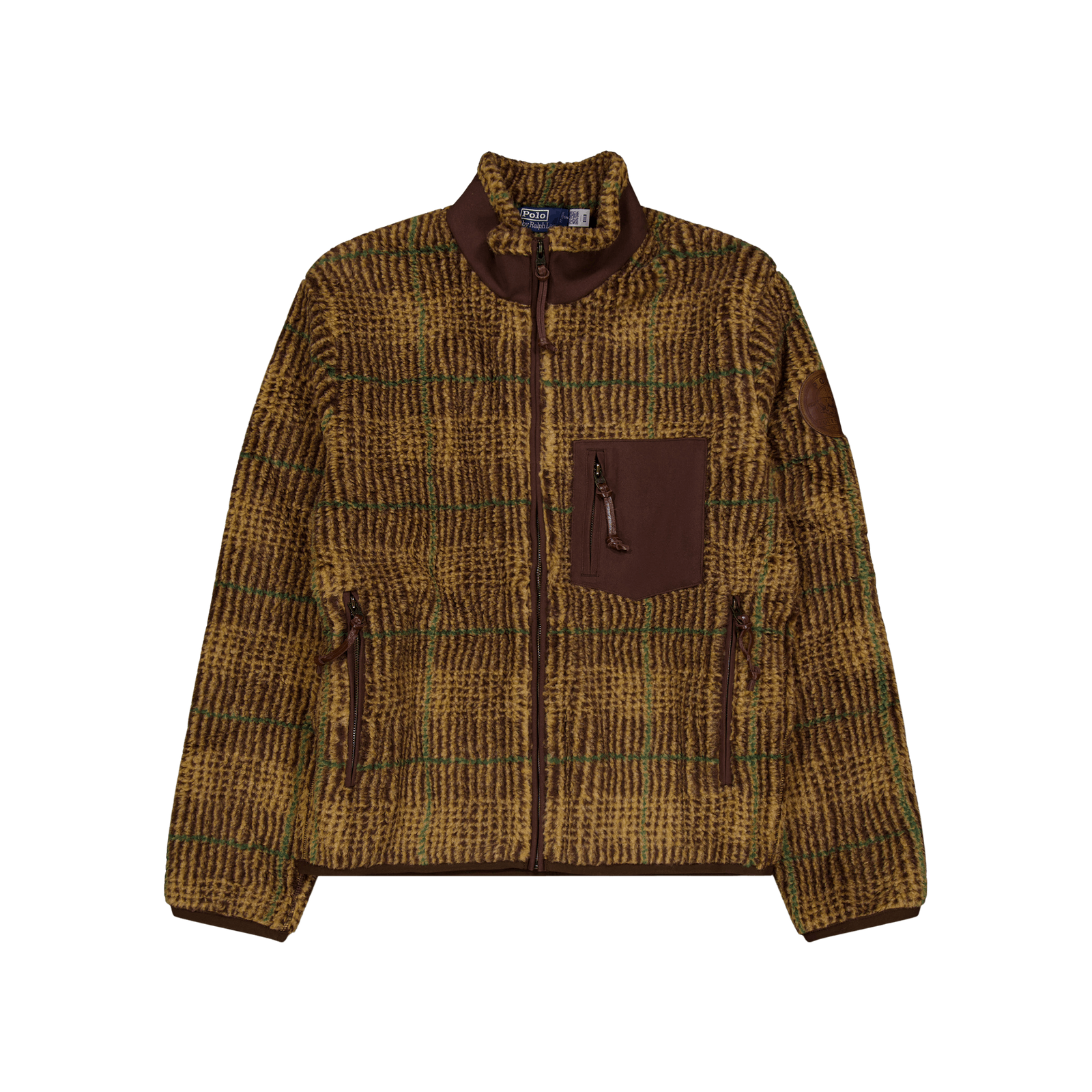 Glen Plaid Pile Fleece Jacquard Jacket Glen Plaid Multi