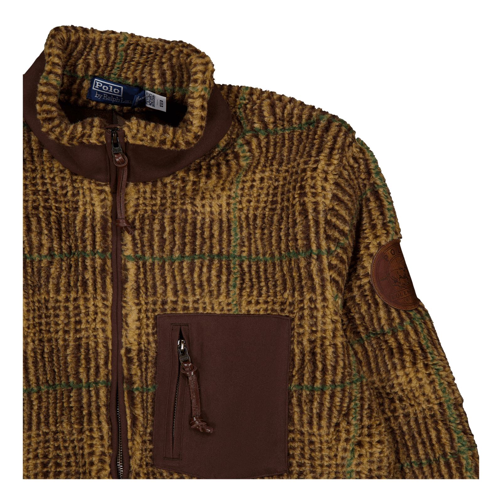 Glen Plaid Pile Fleece Jacquard Jacket Glen Plaid Multi