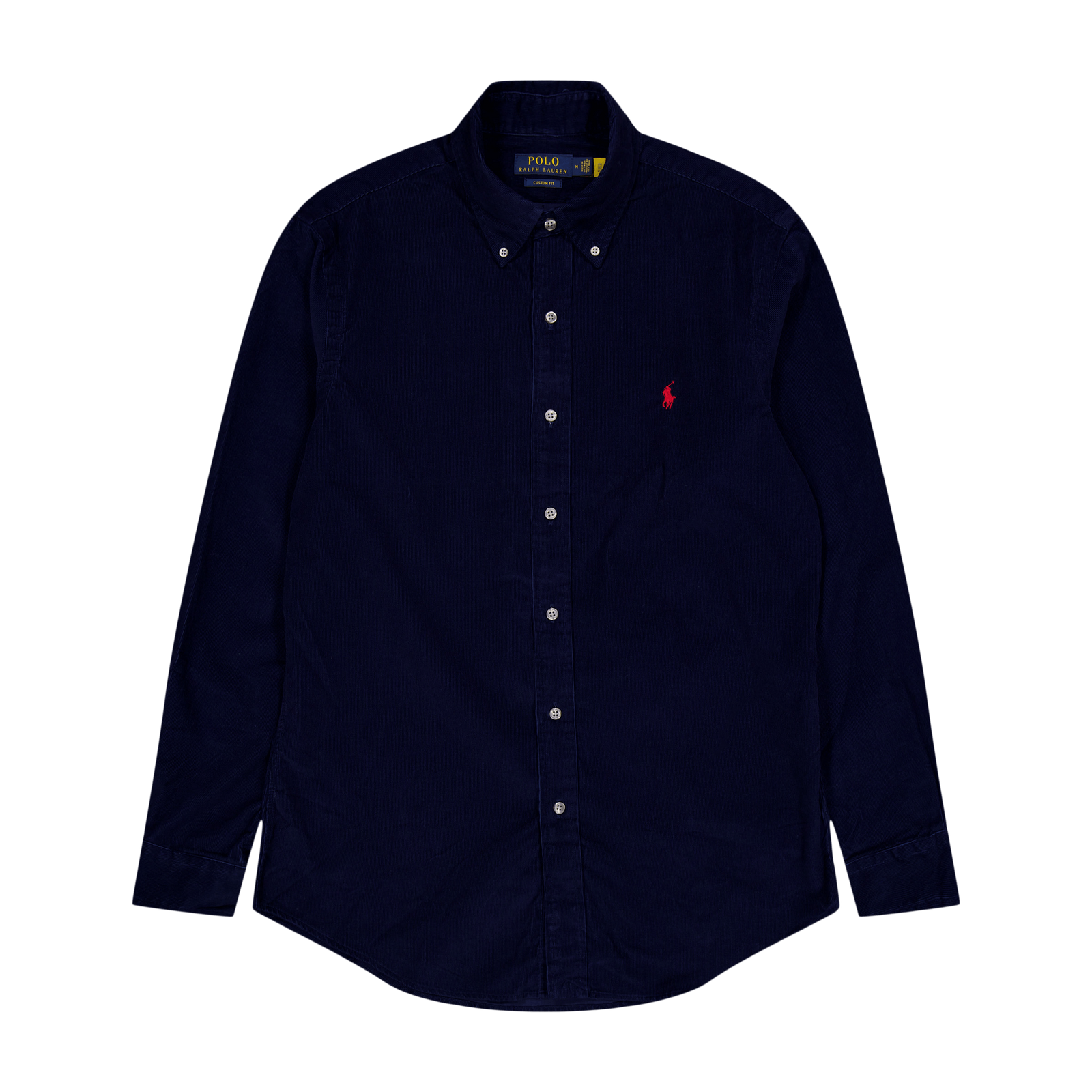 Custom Fit Corduroy Shirt Newport Navy