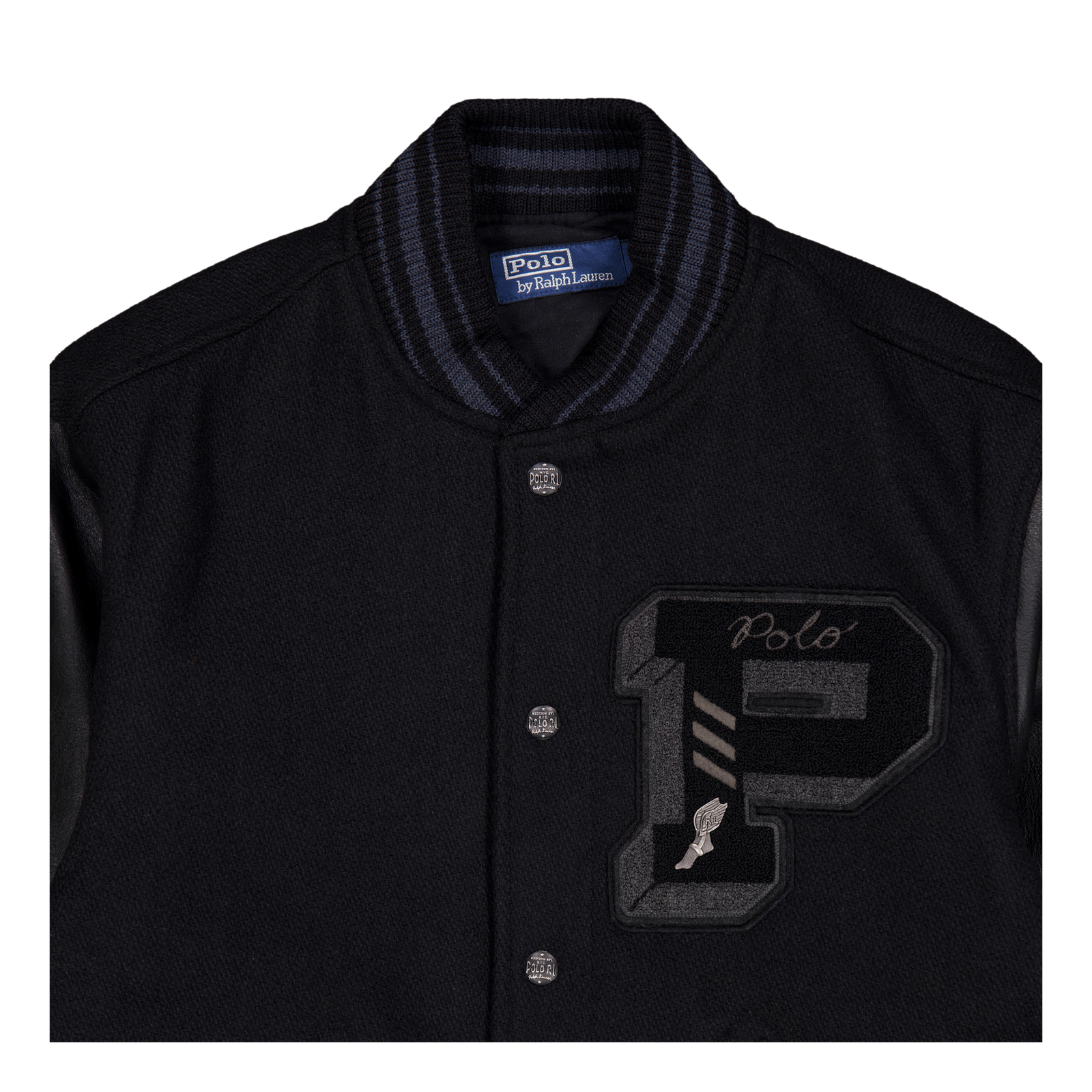The Iconic Letterman Jacket Polo Black