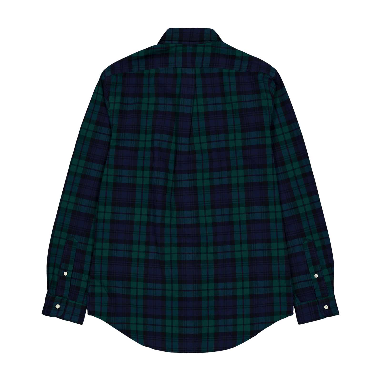 Custom Fit Plaid Oxford Shirt 5753 Navy/Green Multi