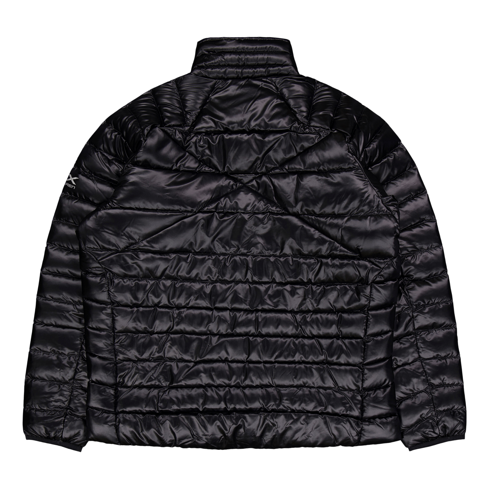 Water-Repellent Packable Down Jacket Polo Black