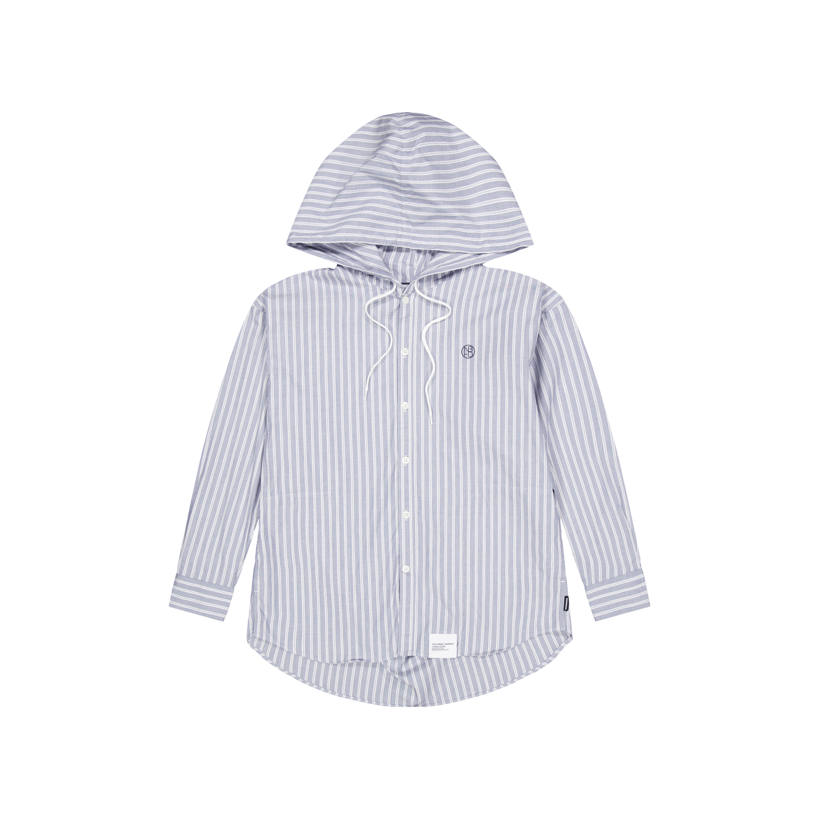 Hooded Shirt Ls White