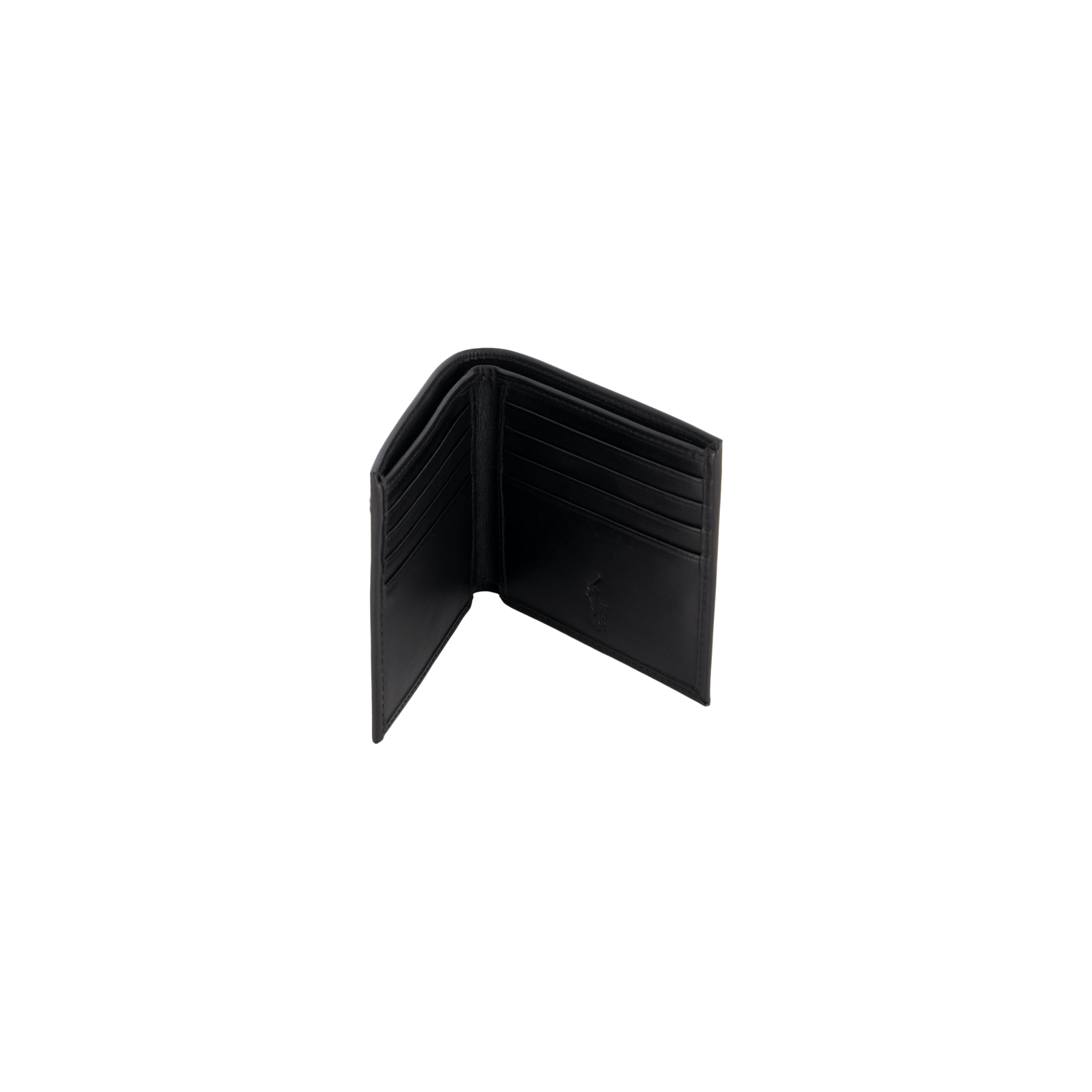 Leather Billfold Wallet Black