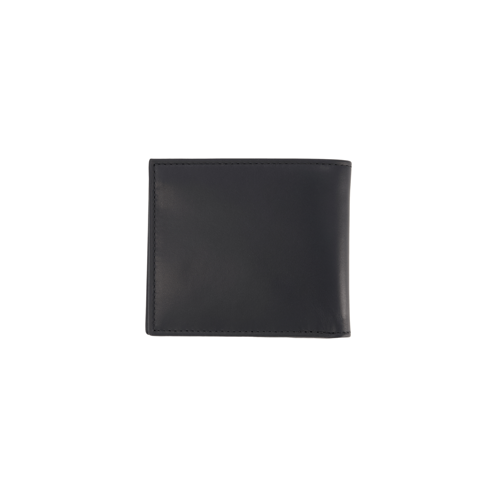 Signature Pony Leather Wallet Black / White