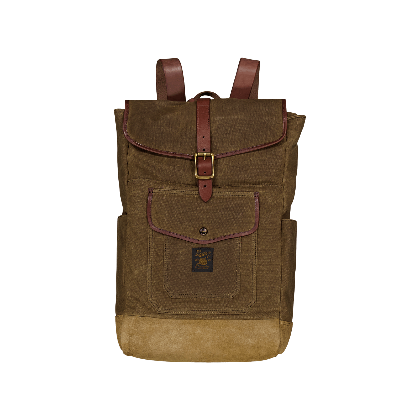 Polo Ralph Lauren Oil Cloth Zip Backpack 001