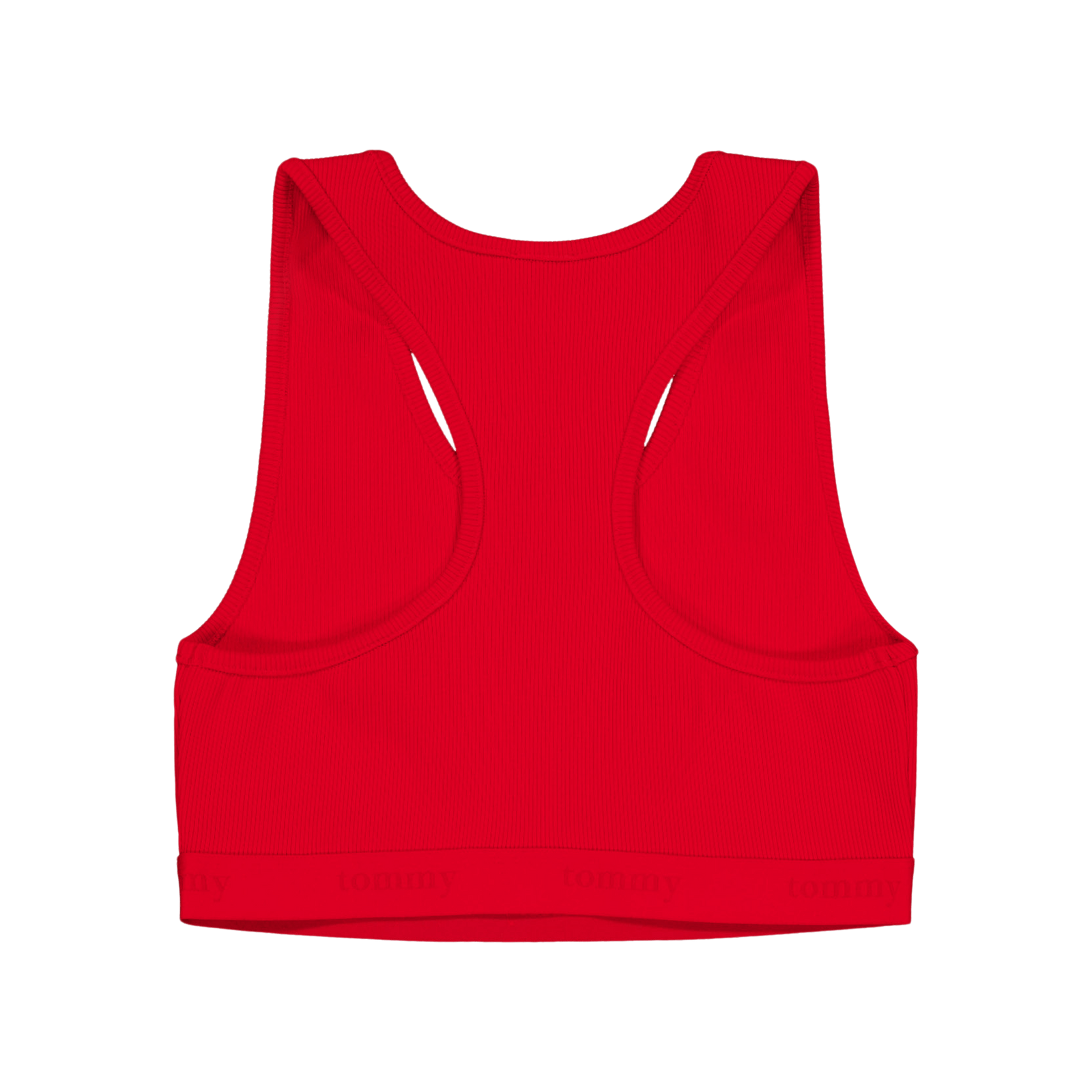 Tjcw Ess Rib Jersy Bra Top Deep Crimson