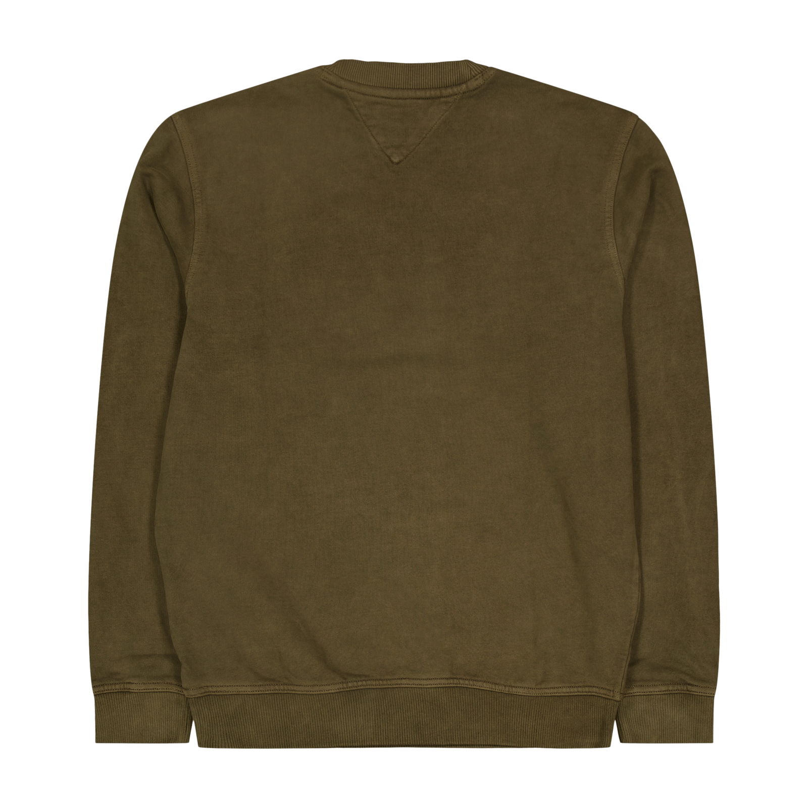 Tjm Reg Tonal Badge Cneck Drab Olive Green