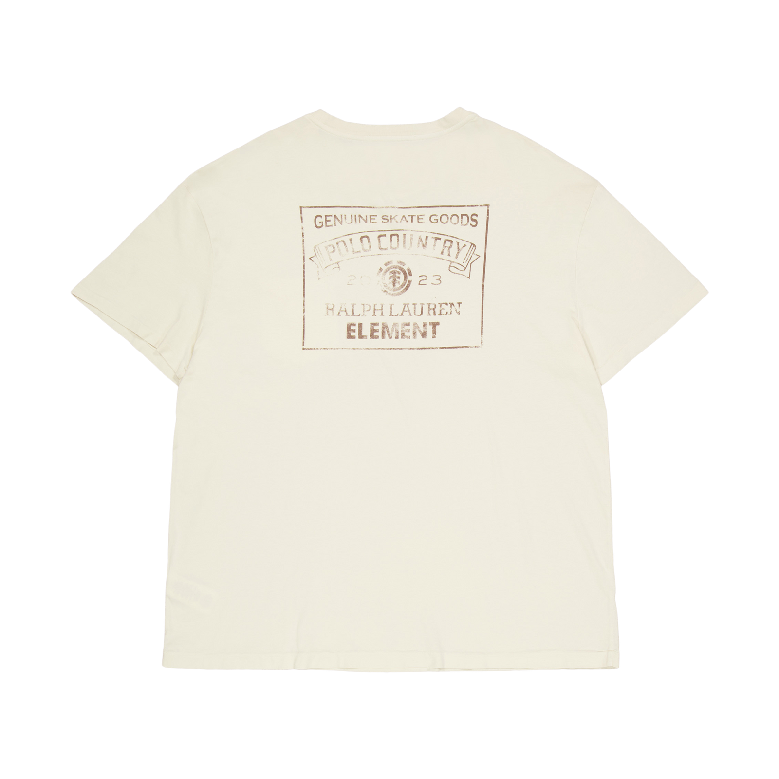 Polo x Element Big Fit Jersey T-Shirt Ecru