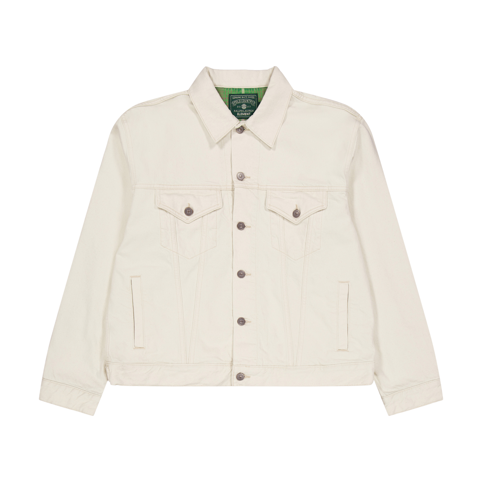 Polo x Element Denim Trucker Jacket Ecru