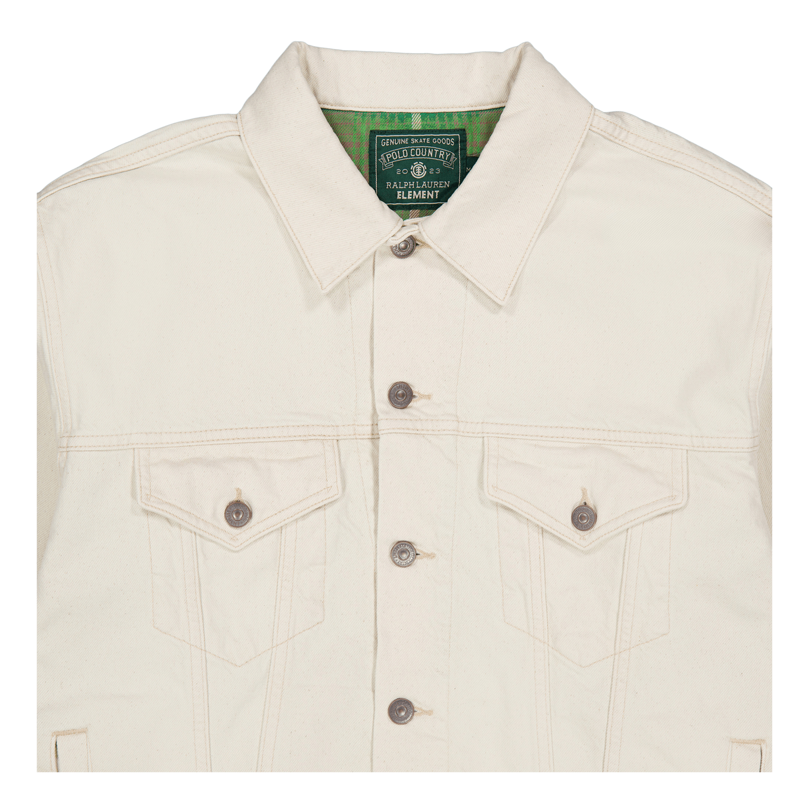 Polo x Element Denim Trucker Jacket Ecru