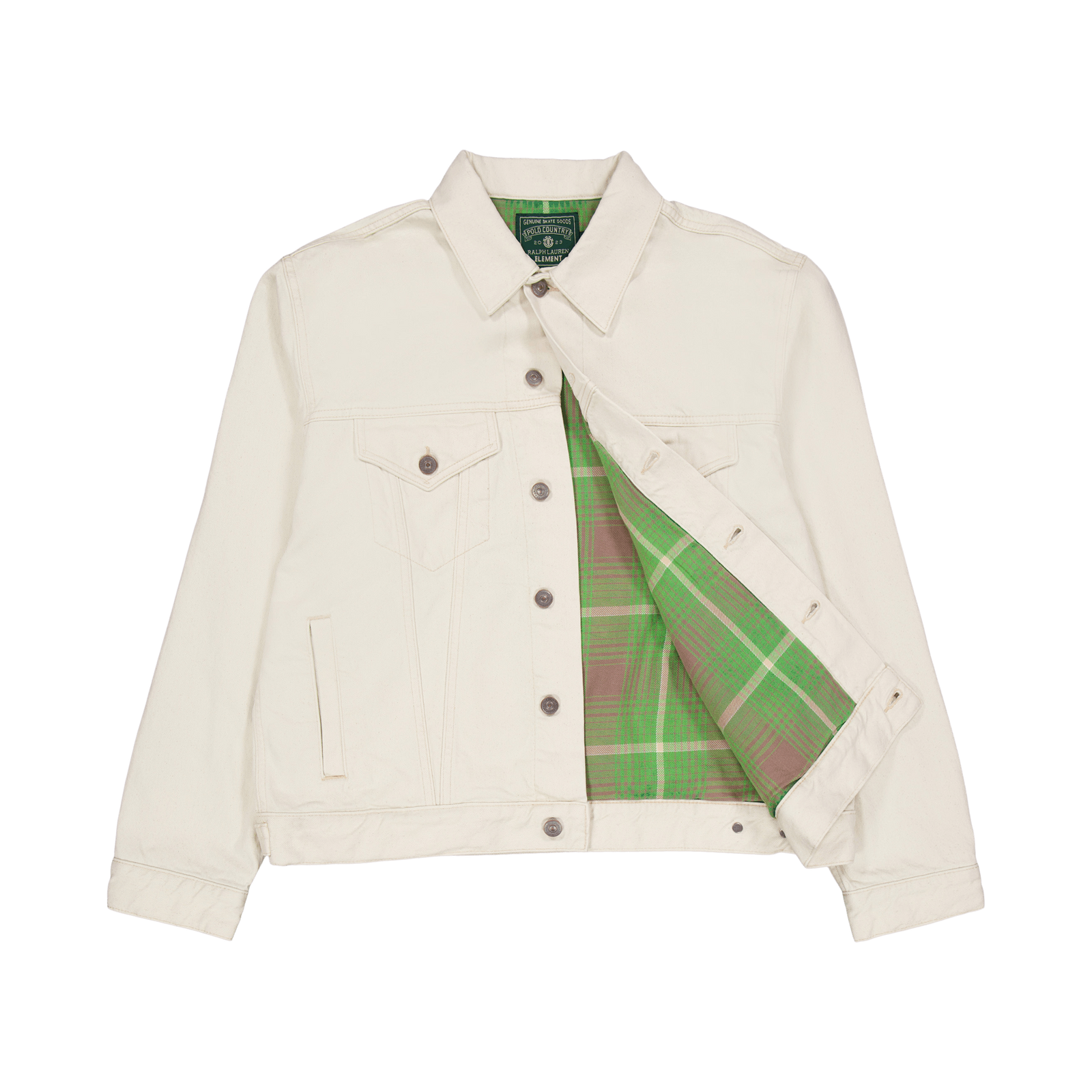 Polo x Element Denim Trucker Jacket Ecru